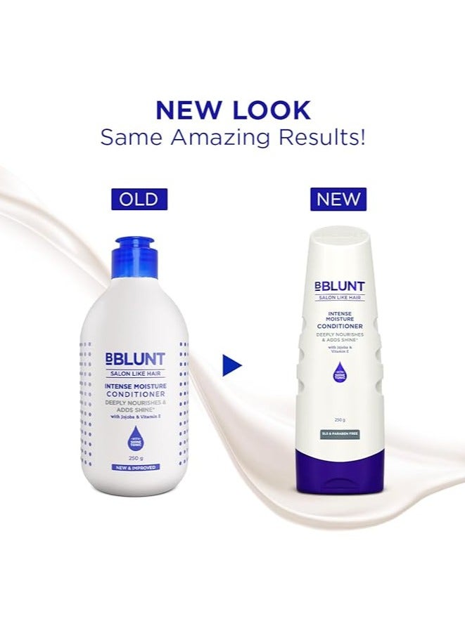 BBLUNT Intense Moisture Conditioner with Vitamin E & Jojoba for Dry & Frizzy Hair - 250 g - Image 2